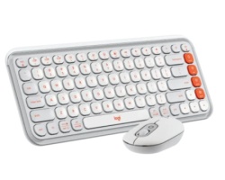 Logitech POP Icon Combo US tastatura bela -5