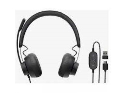 Logitech slušalice sa mikrofonom zone wired 981-000870