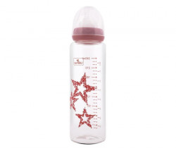 Lorelli staklena flasica sa anti-colic -dodatkom 240 ml - blush pink ( 10200880003 )  - Img 1