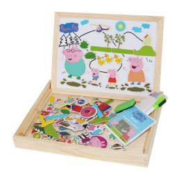 Magnetna drvena tabla peppa pig 100pcs ( 11/64697 )