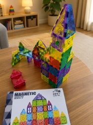 Magnetne Kocke Magnetni konstruktor set Rainbow Create & Move 108 delova Magnetne kocke ( SW12763 )