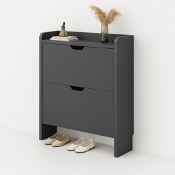 Manar cipelar - ormarić za obuću crni 80cm