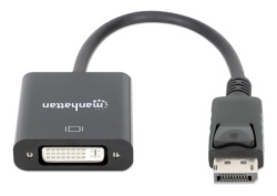 Manhattan 152228 DisplayPort/M - DVI-D 24+1/F Adapter -2