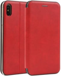 MCLF11-IPHONE XS Max * Futrola Leather FLIP Red (149) - Img 1