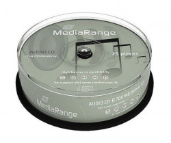 MediaRange CD-R Audio CD-R 52x 80min CAKE 25 MR223 ( 77MRA/Z ) - Img 2