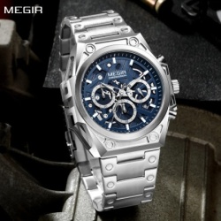 Megir 4220 silver muški sat