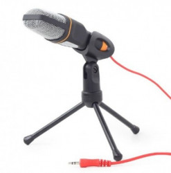 MIC-D-03 Gembird mikrofon sa tripodom 3,5mm black - Img 1