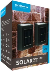 Modee lighting LED (cena je za pakovanje od 2kom) solarna zidna lampa ml-ws126 126