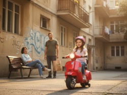 Motor na akumulator Vespa PX150 - Crveni