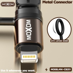 Moxom Adapter otg mx-cb251 type-c na lightning crni ( AD448 )-2
