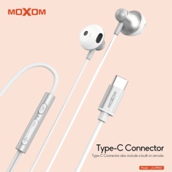 Moxom Slusalice lx-ep803 type-c bele ( SL1609 )-3