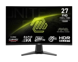 Msi 27 inča MAG 276CXF FHD 1920x1080 280Hz FreeSync Premium zakrivljeni gaming monitor