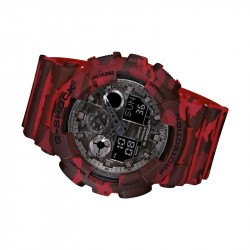 Muški g shock casio multifunkcionalni camouflage crveni sportski analogno digitalni ručni sat ( ga-100cm-4a ) - Img 2