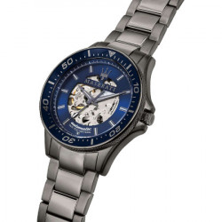 Muški maserati sfida automatic plavi sivi elegatno sportski ručni sat sa sivim metalnim kaišem ( r8823140001 ) - Img 4
