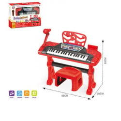 Muzička klavijatura sa stolicom i mikrofonom ( 61/92856 )