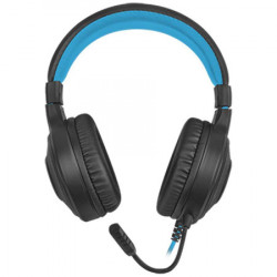 Natac Fury Warhawk gaming headset with volume control, 3.5mm stereo, LED backlit (USB), black/blue ( NFU-1585 ) - Img 3