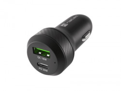 Natec Coney 30W, dual-port car charger black ( NUC-1980 )  - Img 1