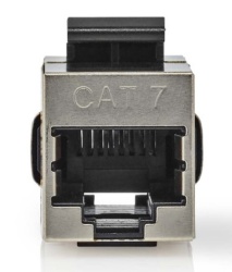 Nedis ccgb89015me cat6a / cat7, shielded, rj45 female, straight, metal 1kom-3