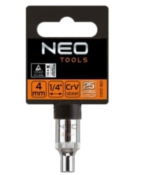 Neo Tools Šestougaona čaura (nasadna glava) 1/4" SUPERLOCK  ( 08-228 )-2