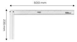 Neo Tools Ugaonik (aluminijumski)  ( 72-147 )-2