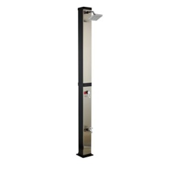 Nero solarni tuš kvadratni pvc 40l niklovan, h=217cm ( 12184 )