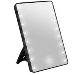 Nexus LED ogledalo sa postoljem - crno ( LJX2025021402 )