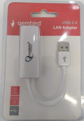 NIC-U6** Gembird USB 2.0 to Fast Ethernet LAN adapter 10/100 white, mrezna kartica (399) - Img 2