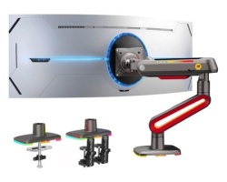 North bayou L60 Gaming stoni nosač za monitor mat crni