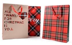 Novogodišnja kesa mix tartan xl ( 29317 )