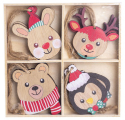 Novogodišnji ukras životinjsko carstvo 1/8 ( 059040 )