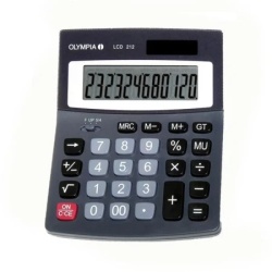 Olympia lcd 212 kalkulator crna ( 495030 )