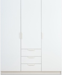 Ormar 144x176 komb bela -4