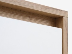 Ormar 80x193 bela/hrast-2