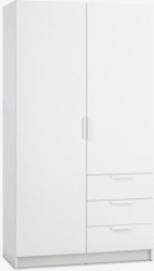 Ormar 96x176 komb bela