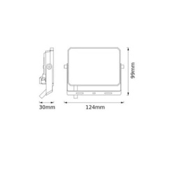 Osram floodlight reflektor lux 30w 3000k ip65 crni ( o89624 ) -2