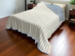 Pamučni prekivač sa dva lica 240x260cm Blue/White ( VLK000220-blue/white )