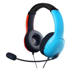 PDP Nintendo Switch Wired Headset LVL40 Blue/Red ( 041388 ) - Img 1