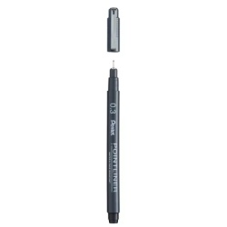 Pentel fineliner pointliner crni 0,3 ( p.s20p03 )