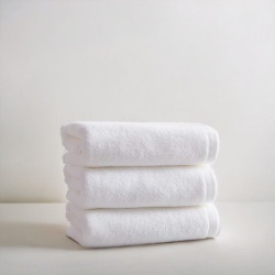 Peškir hotelski glat 450g/m2 50x100 beli ( VLK000694-450g )