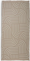Peškir za plažu žakard 80x160cm pesak