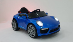 Porsche WMT-911 Dečiji Auto na akumulator sa kožnim sedištem i mekim gumama - Plavi