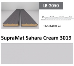 Profil Zidni MDF LB-2050 SupraMat Sahara Cream (3019) 2800x140x18mm ( 026-054 )