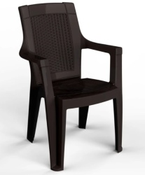 Proizvod sa nedostatkom - OUTLET - Baštenska Stolica Lozan Braon