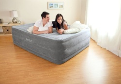 Proizvod sa nedostatkom - OUTLET - Intex queen comfort Vazdušni krevet sa ugradjenom pumpom 152x203x56cm – Fiber Tehnologija ( 64418ND )