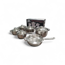 Prolinetech inox set posuđa 12 delova plt/co-012 ( PLT/CO-012 )