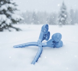 Prosperplast okalup za pravljenje snežnih grudvi, plave ( PR IKUL80-3005U )