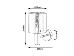 Rabalux Donati zidna svetiljka ( 5248 ) - Img 3