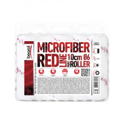 Radijator valjak Mikrofiber red line 10cm rezerva 10kom + majica gratis Beorol ( RMFRLR10PAK ) - Img 3