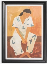 Ram za slike 21x30cm crna A4 veličina