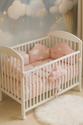 Ready Posteljina Oblačić 3 dela - Roze